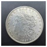 1887 Morgan Silver Dollar High Grade
