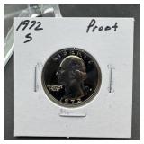 1972 S Proof Quarter