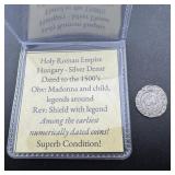 Hungary Silver Denar 1500s Holy Roman Empire