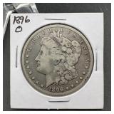 1896 O Morgan Silver Dollar