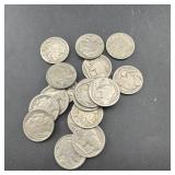 Lot of Nickels and No Date Buffalo Nickels