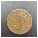 1854 Large Cent