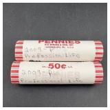 (2 Rolls) 2009 Professional Life Pennies