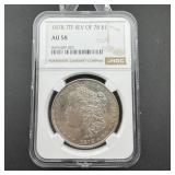 1878 7 Tail Feathers Rev of 78 Morgan Silver Dolla