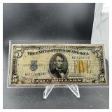 1934 A $5 Note