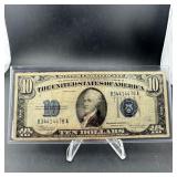 1934 C $10 Silver Certificate