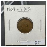 1909 VDB Wheat Cent