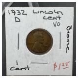 1932 D Wheat Cent