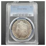 1885-CC Morgan Silver Dollar PCGS MS66