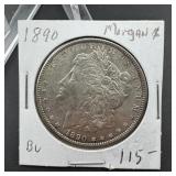 1890 Morgan Silver Dollar