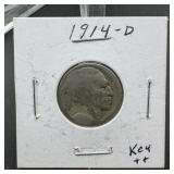 1914 D Buffalo Nickel Key Date