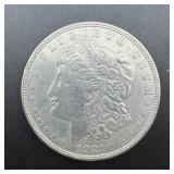 1921 D Morgan Silver Dollar