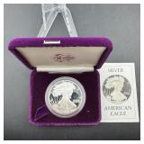 1986 American Silver Eagle Proof w/ Box