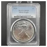2020 American Silver Eagle PCGS MS69