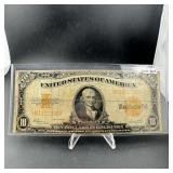 1922 $10 Gold Certificate