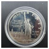 1986-S Ellis Island Commemorative Silver Dollar Pr
