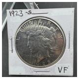1923 S Peace Silver Dollar