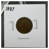1887 Indian Head Cent