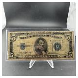 1934 A $5 Silver Certificate