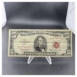 1963 $5 Red Seal Note