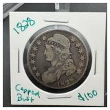 1828 Capped Bust Half Dollar
