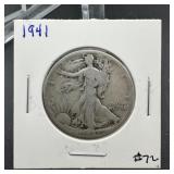 1941 Walking Liberty Half Dollar
