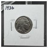 1936 Buffalo Nickel