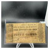 50 Cent Richmond Virginia Note