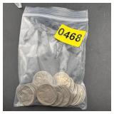 Vintage Roll of (20) Buffalo Nickels- Better Ends