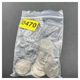 Vintage Roll of (20) Buffalo Nickels- Better Ends