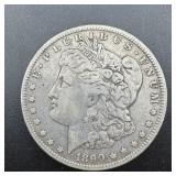1890-O Morgan Silver Dollar