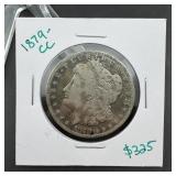 1879 CC Morgan Silver Dollar