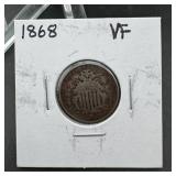 1868 Two Cent Piece