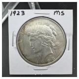 1923 Peace Silver Dollar