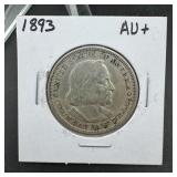 1893 Columbian Exposition Silver Half Dollar