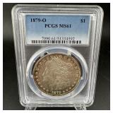 1879 O Morgan Silver Dollar PCGS MS61