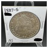 1887 S Morgan Silver Dollar