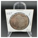 1887 S Morgan Silver Dollar