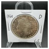 1921 D Morgan Silver Dollar