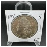 1887 S Morgan Silver Dollar