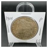 1904 Morgan Silver Dollar