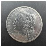 1895 O Morgan Silver Dollar