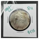 1883 CC Morgan Silver Dollar