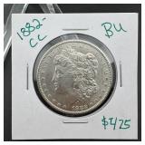 1882 CC Morgan Silver Dollar