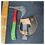Lmk Hatchet W/ Leather Sheath (8')