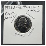 1973-S Jefferson Nickel Gem Proof