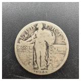 1925 Standing Liberty Silver Quarter
