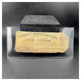 1862 10 Cents Farmers & Merchants Bank Note