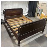 Antique Full Bed Frame W/ Boxspring