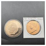 Kennedy & Eisenhower Tokens